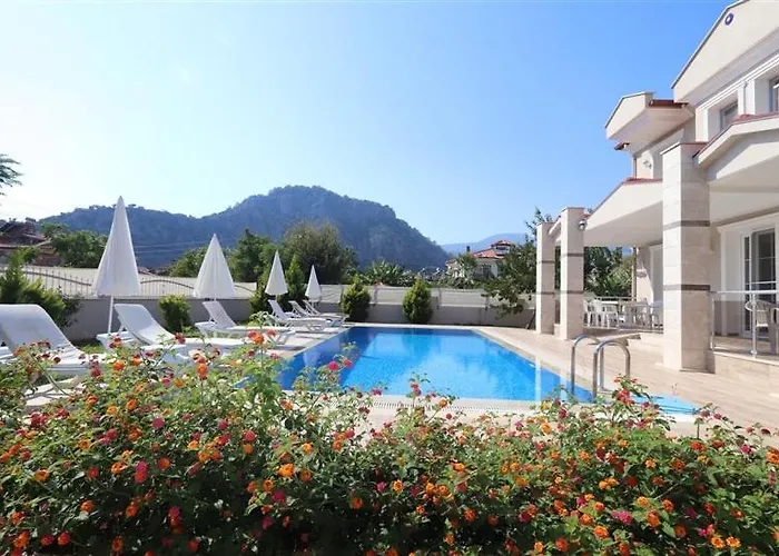 With Private Pool For 10 People In Dalyan ヴィラ *