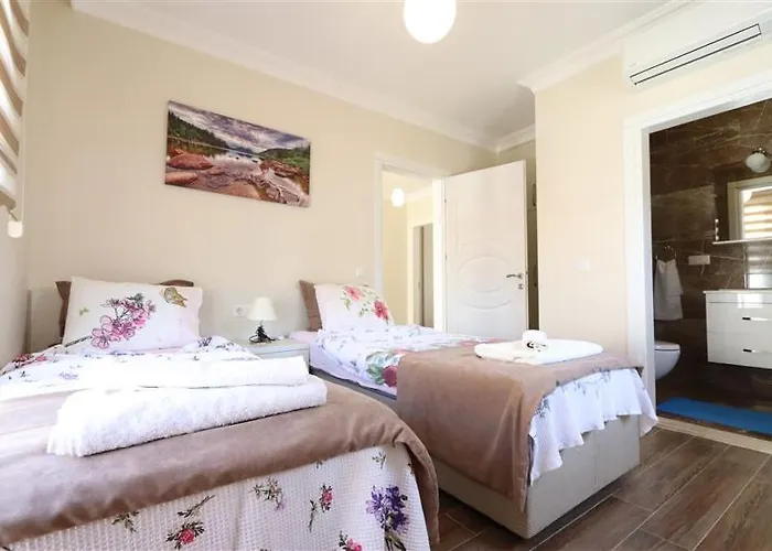 With Private Pool For 10 People In Dalyan ヴィラ オルタジャ